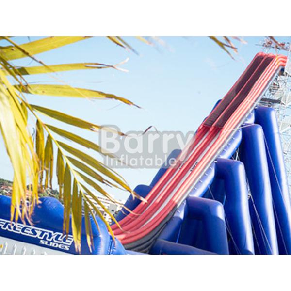 0.55mm PVC Commercial Grade Giant Inflatable Slide Easy Setup For Outdoor