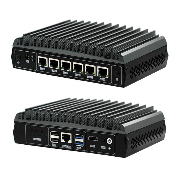 Buy 4th Gen 6 Gigabit LAN Firewall Mini Pc Haswell-U I3-4010U I5-4200U I7-4200U PFsense Soft Router at wholesale prices
