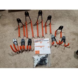 Sturdy Garage Storage Hook for Power Tools Ladders Bikes and Bulk Items in Your