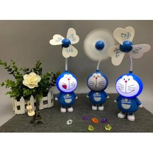 China Cartoon cat rechargeable fan, usb fan, desktop small night lights on sale