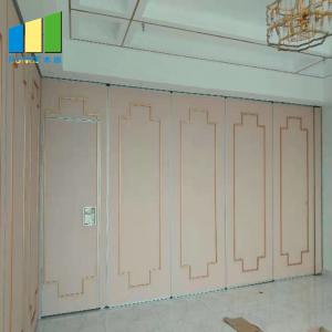 Ceiling Hung Classroom Meeting Room Acoustic Folding Fabric Partition Walls