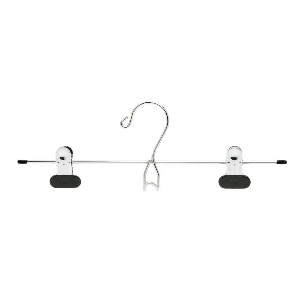 Buy Adjustable Clips 11.8" Stainless Chrome Wire Hangers at wholesale prices