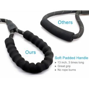 5FT Strong Nylon Dog Harness Leash Comfortable Padded Handle Highly Reflective