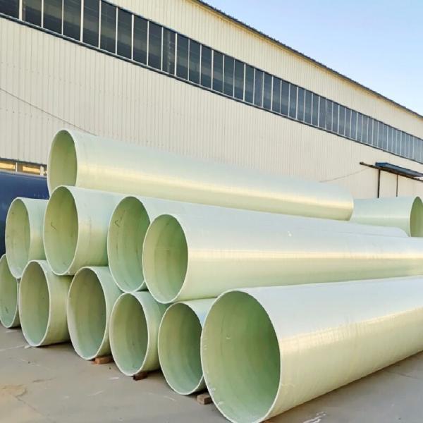 Industrial Fiber Reinforced Polymer Pipe Process Filament Winding Method Long Lasting Durability In Industrial