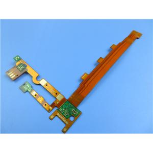 Multilayer Flexible PCB With Immersion Gold at 0.2mm Thick