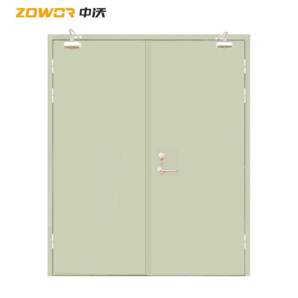 Buy 30/60/90/120mins Metal Fire Exit Doors Honeycomb Paper Filled at wholesale prices