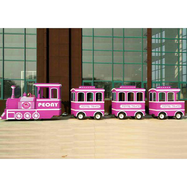 Buy Amusement Park Trackless Kiddie Train 42 Set British Style ISO9001 Certificate at wholesale prices