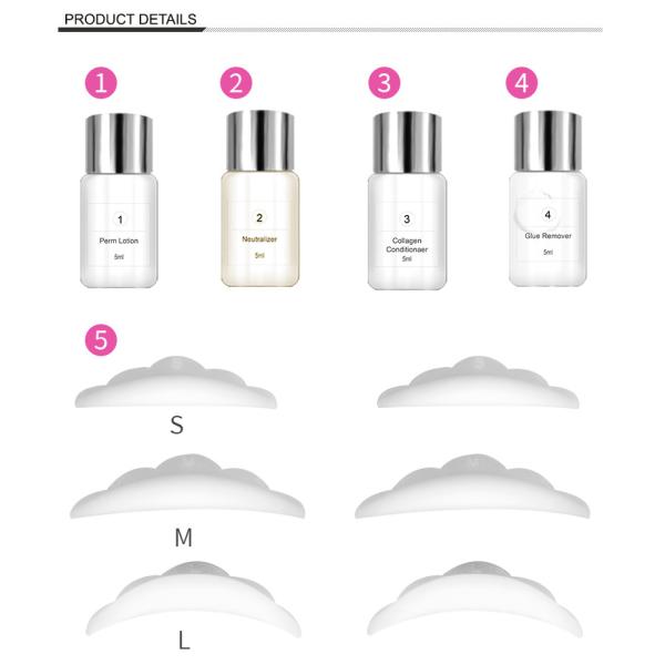 Hygienic DIY Eyelash Lift Kit With Eyelash Lift Aftercare Essence