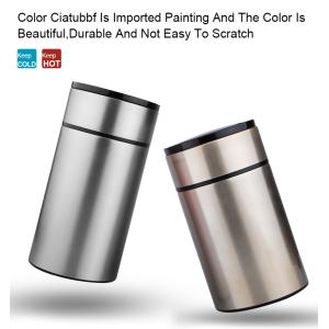 750ML 1200ML Thermal Vacuum Food Container Stainless Steel Insulation With