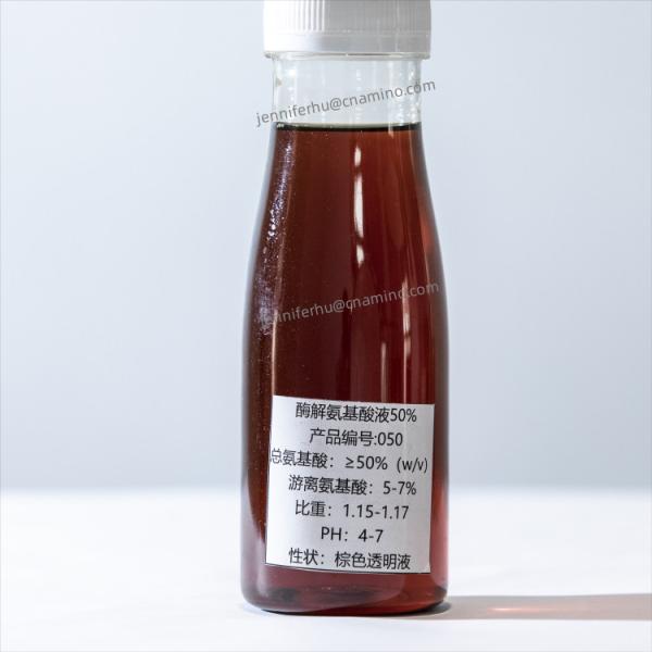 50% Enzymatic Amino Acid Liquid Organic Fertilizer with 8% Organic Nitrogen