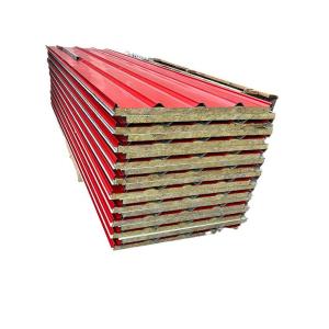 Water Resistant Rock Wool Board Color Steel Board Sandwich Foam Board With And