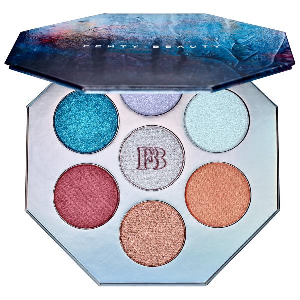 7 Wells Octagonal Cosmetic Eyeshadow Palette For Blush Powder