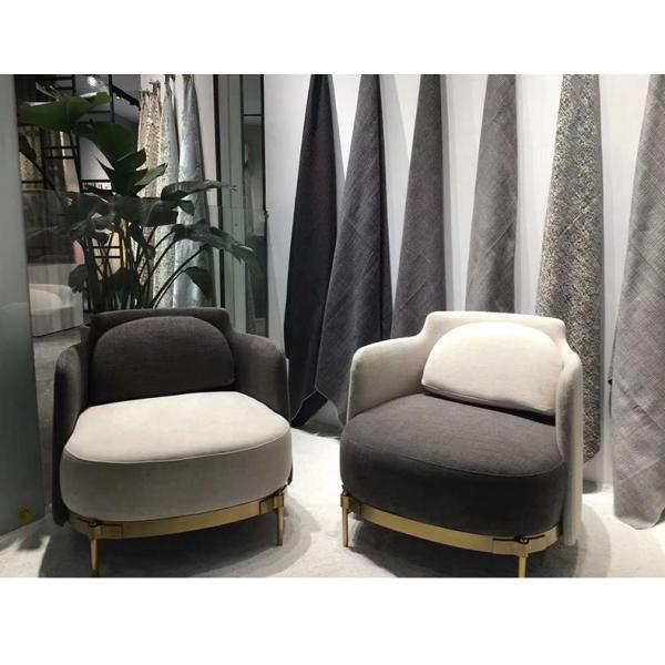 Custom Upholstery Sofa Fabric , Woven Jute Sofa Fabric