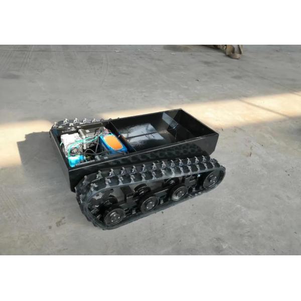 48V 1kw Loading Bearing 200kg Rubber Track Chassis Dp-Kls-150