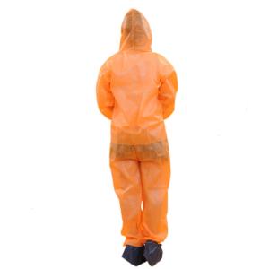 Breathable Disposable Microporous Coverall , Lightweight Non Woven Isolation