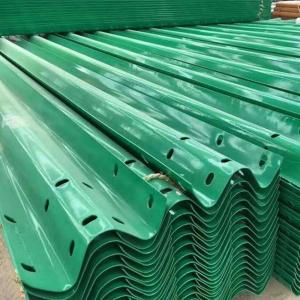 Q235 Q345 Corrugated Beam Crash Barrier Galvanized Highway Guardrail for Roadway