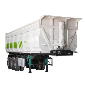 60t Load Capacity Rear Dump Trailer Wabco Relay Valve Durable