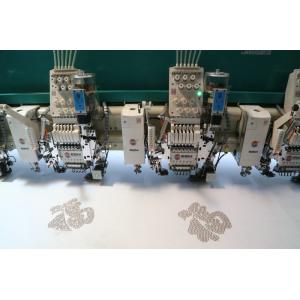 Quality Flat Sequin Taping Chenille Embroidery Machine Automatic Parking Alarm Function for sale