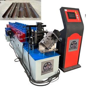 Quality 1.5 2.5 4 inch 20 GA 3 sizes in 1 C channel roll forming machine in America for sale