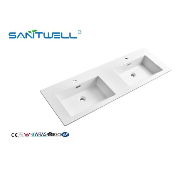 Top Quality SWJ1400D Wholesale China Suppliers Artificial Stone Basins Double