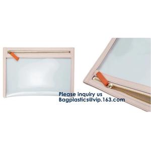 OEM Makeup Cosmetic Bag Commodity Package Packing Soft Customized PVC Slider