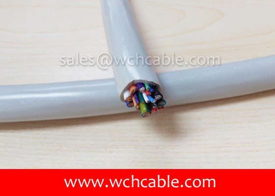 UL TPU Cable, AWM Style UL21211 22AWG 14C FT2 80°C 300V, PVC / TPU