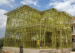 Modern Design Light Steel Frame Prefabricated House Two Storey Luxury Prefab