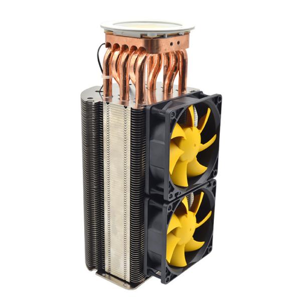 Anti Corrosion Waterproof Heat Sink With Fan , ISO9001 Flexible Heat Pipe Cpu Cooler