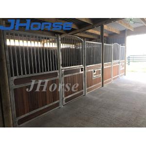 China Arch Design Horse Stall Front Panels Powder Coated Steel on sale