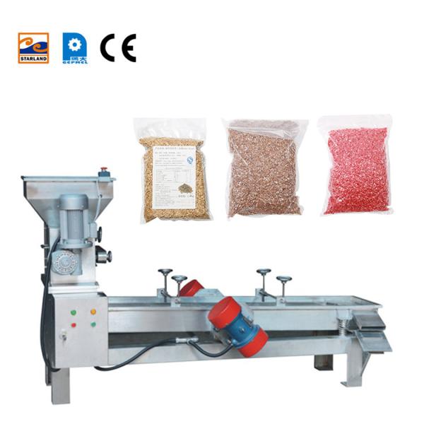 Crisp Skin Crushing Machine , Stainless Steel, Food Biscuits, Egg Rolls Decorated Rice Crisp.
