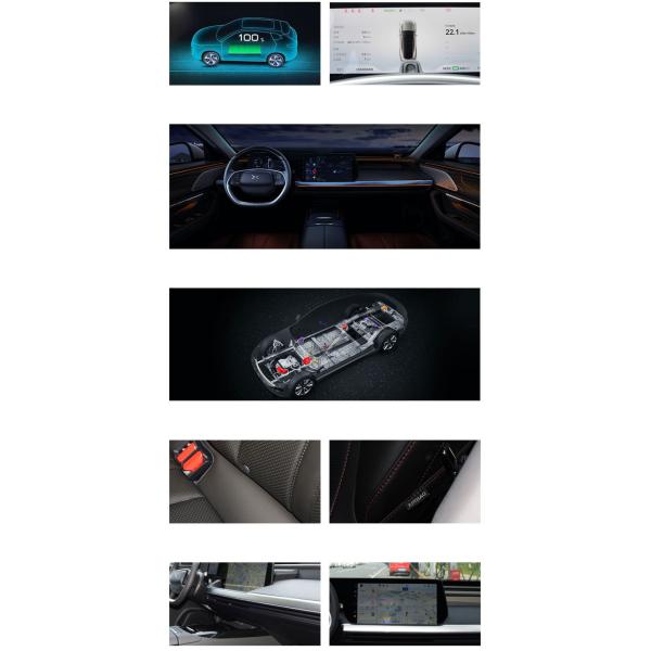 2022 Xpeng P7 586G Electric Vehicle 4 Wheel 5 Seats High Speed Red/White Chinese Cars