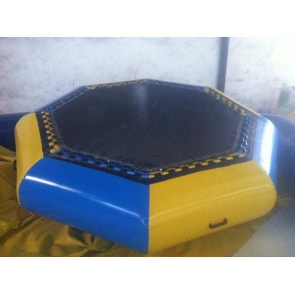 Customzied Inflatable Water Toys , Inflatable Water Trampoline For Jumping