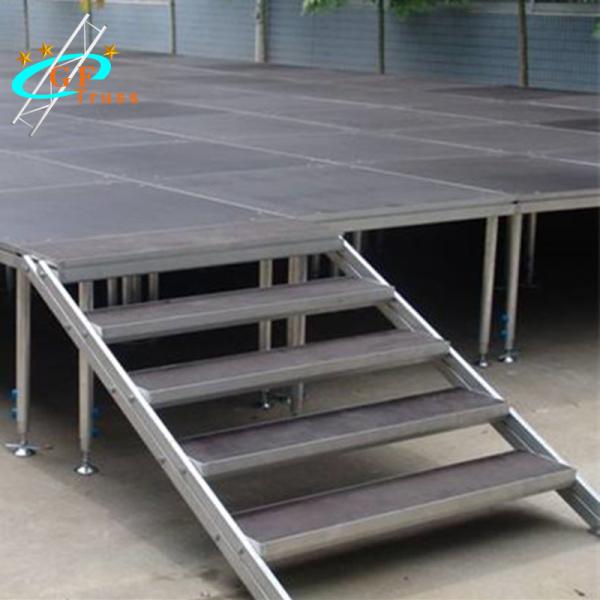 Buy Portable Aluminum Mobile Concert Stage Anti UV 1.22M*2.44M at wholesale prices