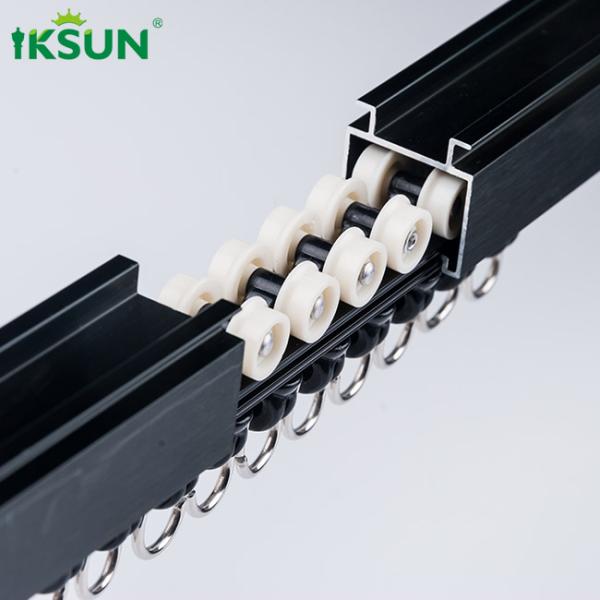 ABS Plastic Curtain Track Runner Noise Free Wall Mount Middle Size