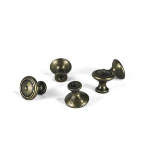 26mm Retro Bronze Tone Drawer Knobs With Screws