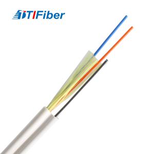 Quality GJYRCH SM G652D G657A Steel Wire FTTH Fiber Optic Cable Indoor Outdoor for sale