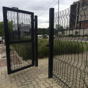 High Security Nylofor 6ft 3D Modeling PVC Coated 358 Anti Climb Fence