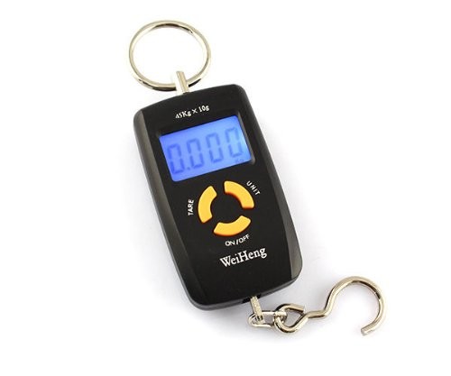 10g Division Digital Suitcase Weighing Scales , Temperature Function Travel