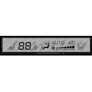 Customized PIN Connector Vehicle HTN Lcd Seven Segment Display