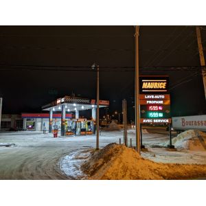 Double Sided LED Gas Price Sign with Multiple Number Formats and Durable Casing