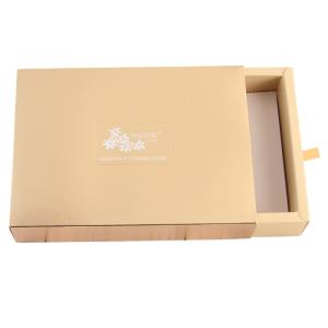 Custom Brown Kraft Paper Drawer Boxes Packaging With PET Window Wholesale