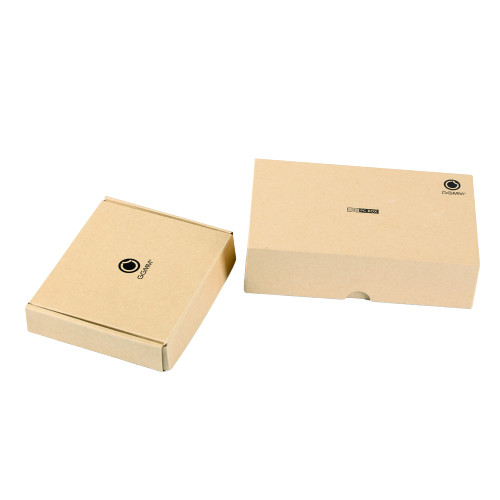 Buy Wholesale custom small brown folded calfskin carton transparent PVC plastic boxes with window at wholesale prices