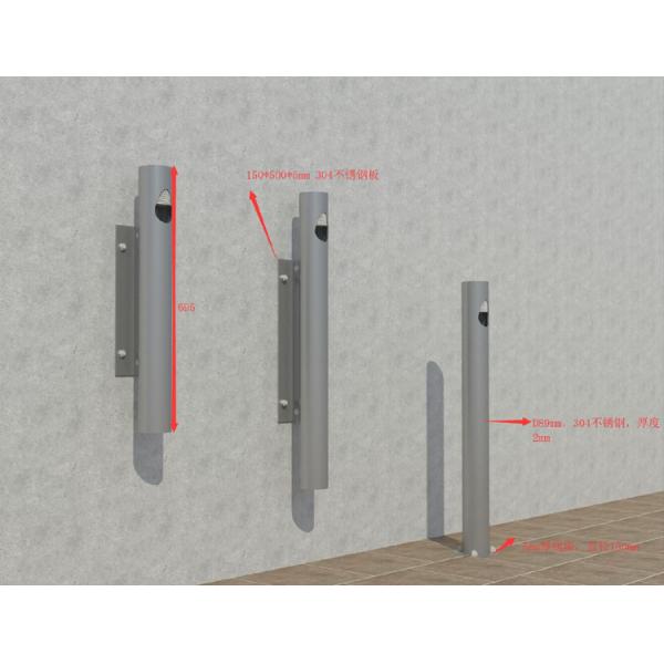 Outdoor Ground Fixing Standing Ashtray Cigarette Bin Butts Dust Bin