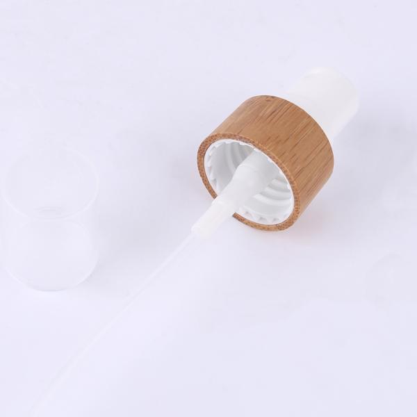 Buy China Big Factory Good Price bamboo lid glass essential oil bottle with dropper at wholesale prices