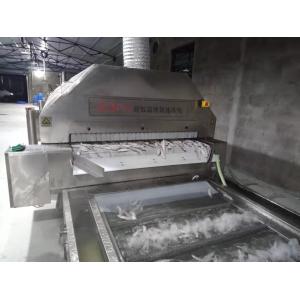 Mesh Belt Tunnel Freezer 2200kg/H 2800kg/H LN2 Quick Freezing Machine OEM