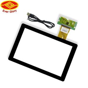 IK07 Impact Resistance 10.1 Inch Capacitive Touch Panel For Improved Productivit