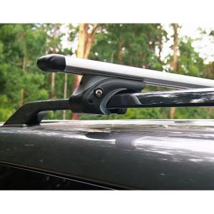 Aluminum Universal Car Roof Rack Cross Bars Metal Black