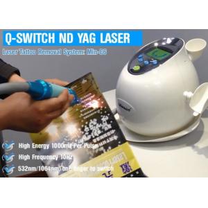 Portable Q Switch Nd Yag Pico Laser Machine 1 - 10Hz Repeat Frequency 6 Ns Pulse