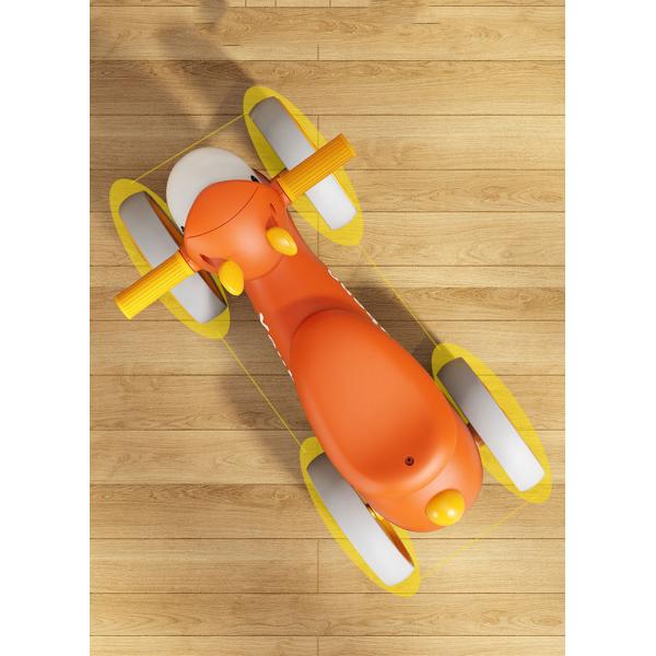 Four-Wheeled Children's Stroller Toddler Balance Bike Car Learning Toy for Boys Girls