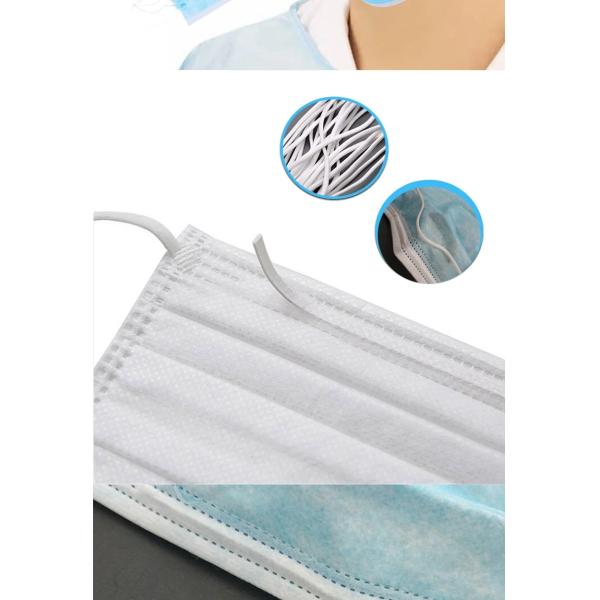 Ce Fda Certification Disposable Medical Mask , 3 Ply Disposable Face Mask